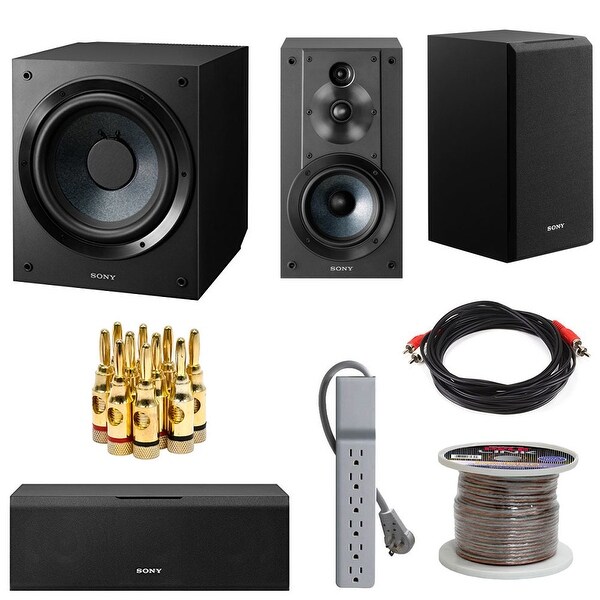 Shop Sony SACS9 10" Subwoofer,3-Way Speaker System & Center Channel